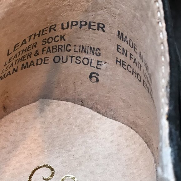 Seychelles Women’s Black Twisted Leather Side Zip Slip On Booties Boots Size 6 - Picture 8 of 8